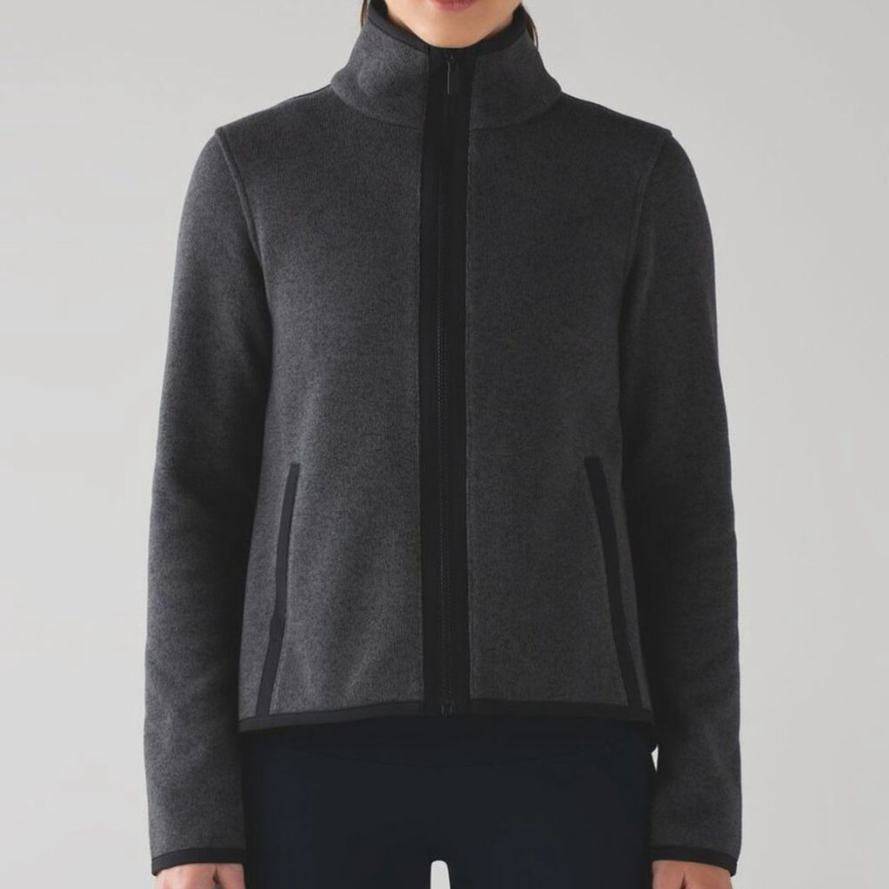 Lululemon Its Fleecing Cold Zip Up Jacket Size 4